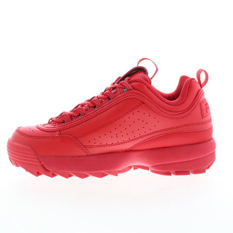 Fila Disruptor II Premium 5XM01763-600 Womens Red Lifestyle Sneakers Shoes