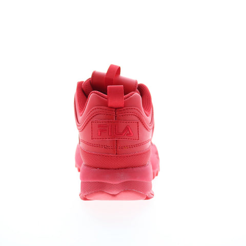 Fila Disruptor II Premium 5XM01763-600 Womens Red Lifestyle Sneakers Shoes