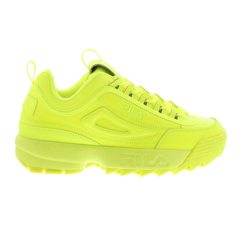 Fila Disruptor II Premium 5XM01763-700 Womens Yellow Lifestyle Sneakers Shoes