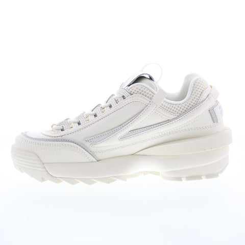 Fila Disruptor II Exp 5XM01766-100 Womens White Lifestyle Sneakers Shoes