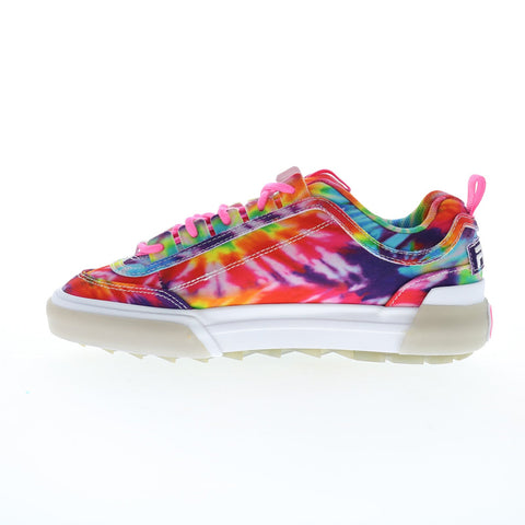 Fila Disruptor II Vulcanized Womens Pink Canvas Lifestyle Sneakers Shoes