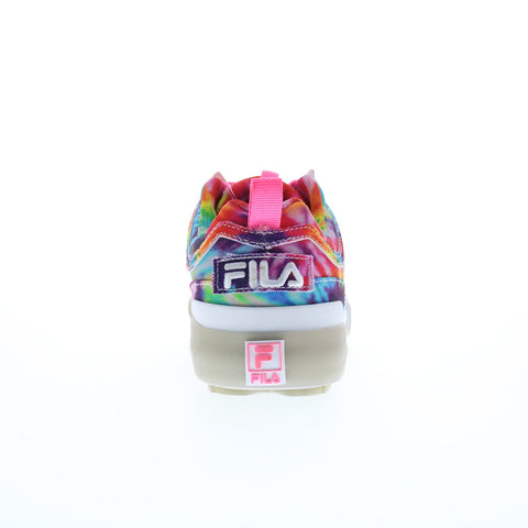 Fila Disruptor II Vulcanized Womens Pink Canvas Lifestyle Sneakers Shoes