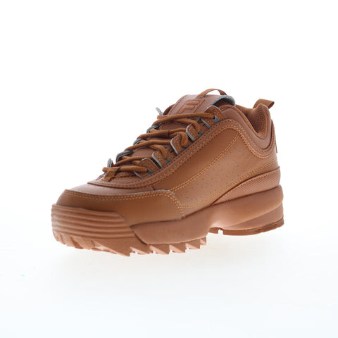 Fila Disruptor II Premium 5XM01807-200 Womens Brown Lifestyle Sneakers Shoes