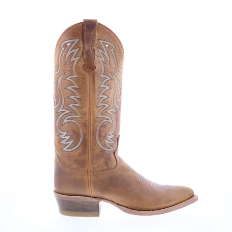 Outlaw Pointed 60050 Mens Brown Leather Slip On Western Boots