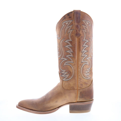 Outlaw Pointed 60050 Mens Brown Leather Slip On Western Boots