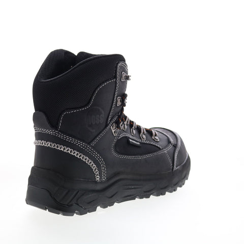 Hoss Blocker Aluminum Toe WP Mens Black Extra Wide 4E Work & Safety Boots