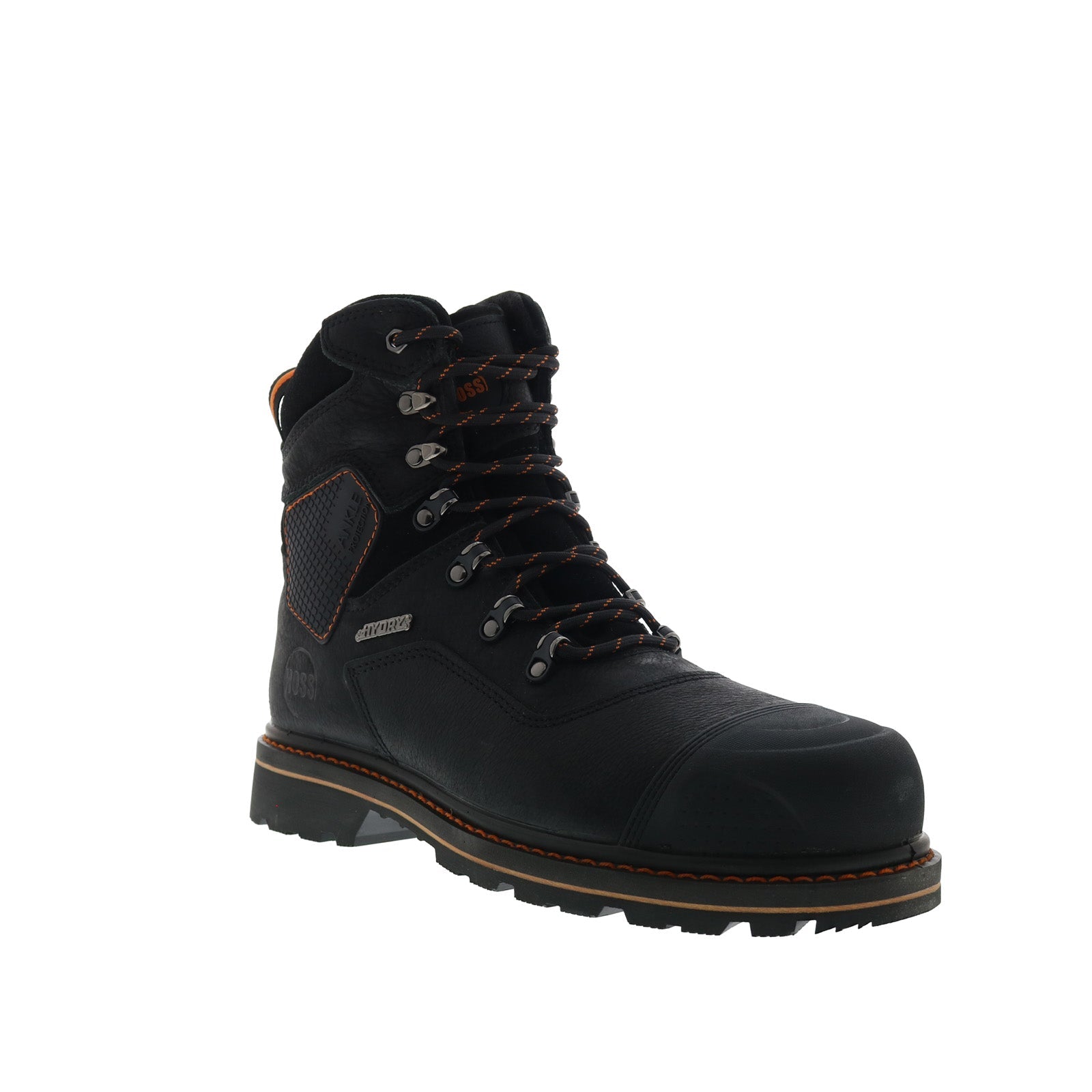 Bottes Hoss Range Soft Toe Pour Homme – Cuir Marron – Taille M, Pointure Non Spécifiée – Neuf Avec Emballage