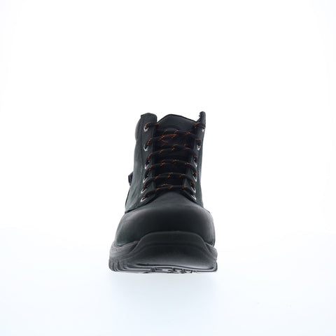 Hoss Basin 60141 Mens Black Leather Lace Up Work & Safety Boots