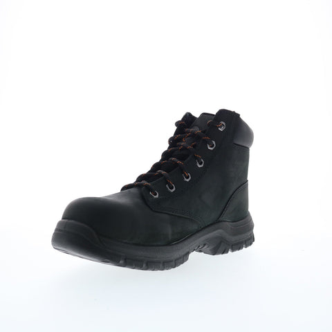 Hoss Basin 60141 Mens Black Leather Lace Up Work & Safety Boots