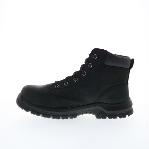 Hoss Basin 60141 Mens Black Leather Lace Up Work & Safety Boots