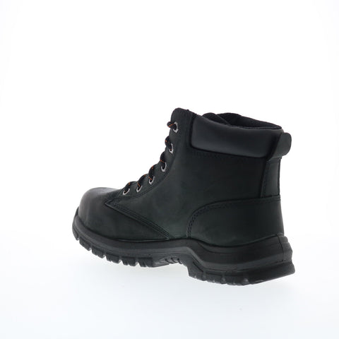 Hoss Basin 60141 Mens Black Leather Lace Up Work & Safety Boots