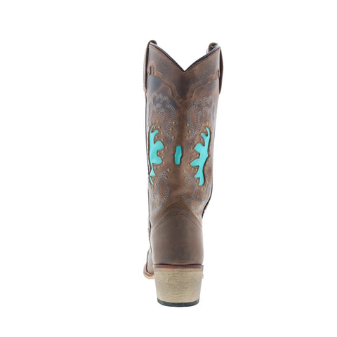 Smoky Mountain Boots Moon Bay 6016 Womens Brown Leather Western Boots