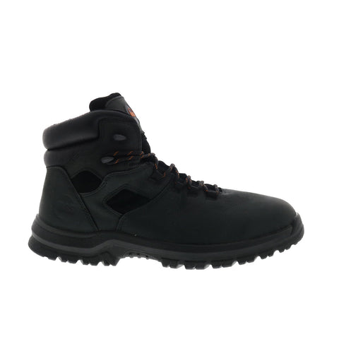 Hoss Lorne Soft Toe 60174 Mens Black Wide Leather Work & Safety Boots