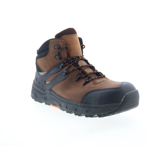 Hoss Stomp Aluminum Toe Waterproof Mens Brown Extra Wide Work & Safety Boots