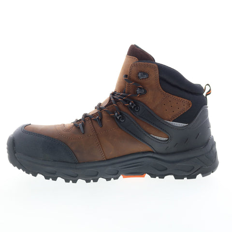 Hoss Stomp Aluminum Toe Waterproof Mens Brown Extra Wide Work & Safety Boots