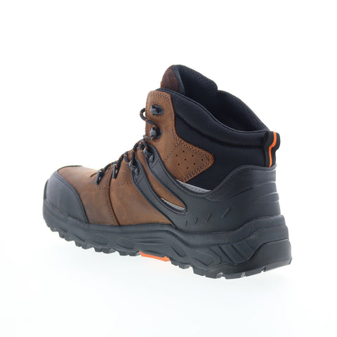 Hoss Stomp Aluminum Toe Waterproof Mens Brown Extra Wide Work & Safety Boots