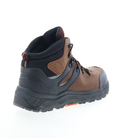 Hoss Stomp Aluminum Toe Waterproof Mens Brown Extra Wide Work & Safety Boots