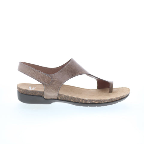 Dansko Reece 6024-795300 Womens Brown Leather Strap Slingback Sandals Shoes