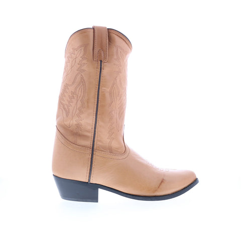 Smoky Mountain Boots Bomber 6025 Womens Brown Leather Slip On Western Boots