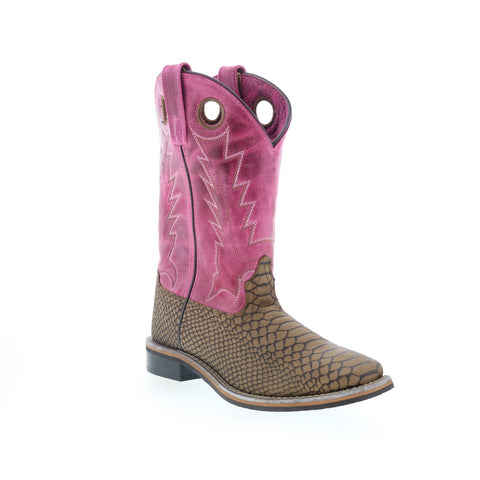 Smoky Mountain Boots Viper 6029 Womens Brown Leather Slip On Western Boots