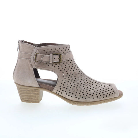 Earth Marietta Seren 603142W-1SDE Womens Gray Suede Ankle & Booties Boots