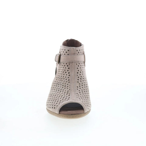 Earth Marietta Seren 603142W-1SDE Womens Gray Suede Ankle & Booties Boots