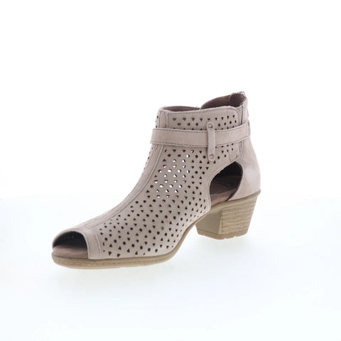 Earth Marietta Seren 603142W-1SDE Womens Gray Suede Ankle & Booties Boots