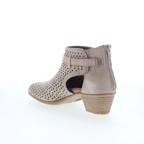 Earth Marietta Seren 603142W-1SDE Womens Gray Suede Ankle & Booties Boots