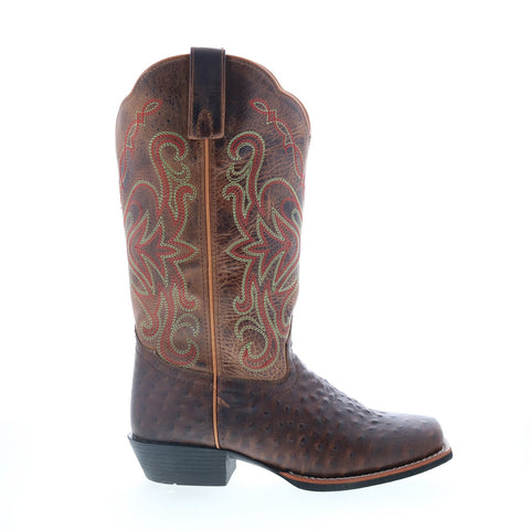 Smoky Mountain Boots Belle Ostrich Print 6053 Womens Brown Western Boots
