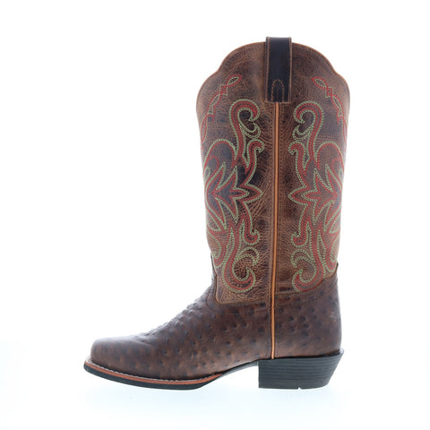 Smoky Mountain Boots Belle Ostrich Print 6053 Womens Brown Western Boots