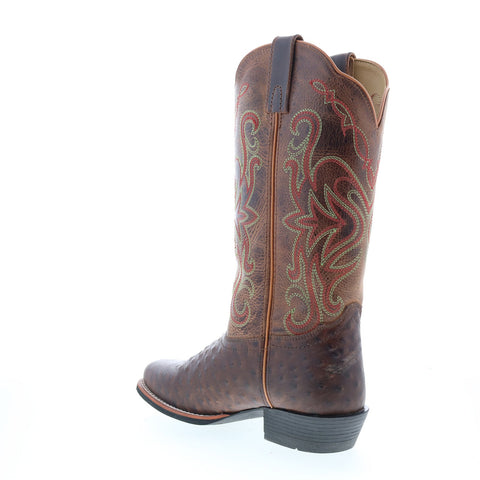 Smoky Mountain Boots Belle Ostrich Print 6053 Womens Brown Western Boots