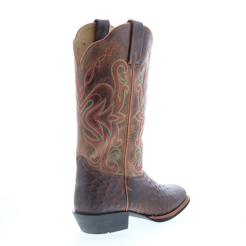 Smoky Mountain Boots Belle Ostrich Print 6053 Womens Brown Western Boots