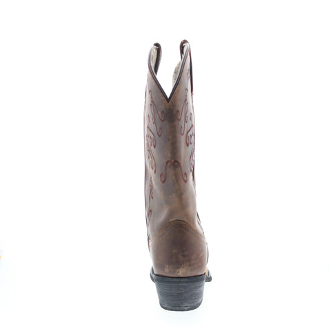 Smoky Mountain Boots Jolene 6072 Womens Brown Wide Leather Western Boots