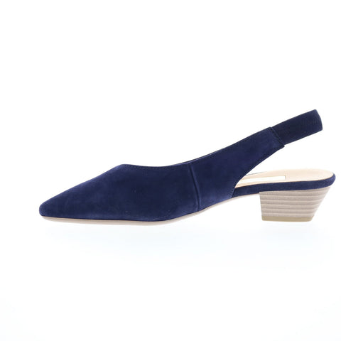 Gabor 61-530-16 Womens Blue Slip On Slingback Heels Shoes