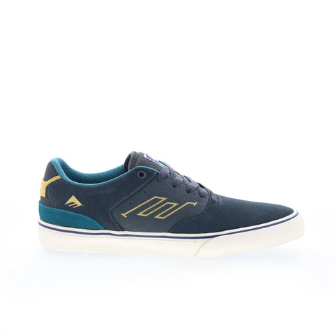 Emerica The Low Vulc 6101000131488 Mens Blue Skate Inspired Sneakers Shoes