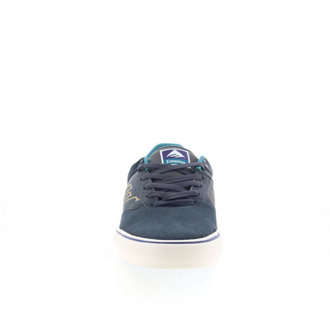 Emerica The Low Vulc 6101000131488 Mens Blue Skate Inspired Sneakers Shoes