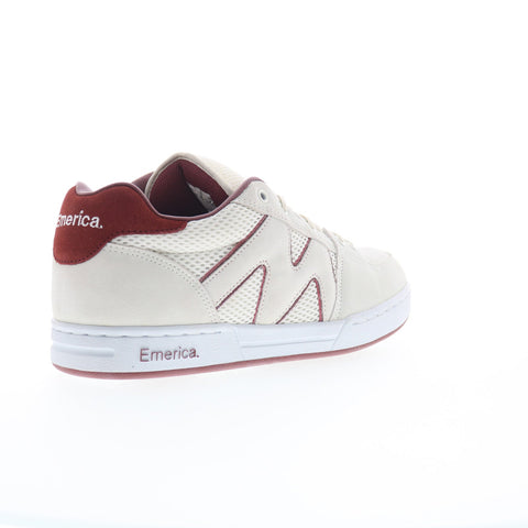 Emerica OG-1 6101000152169 Mens Beige Suede Skate Inspired Sneakers Shoes