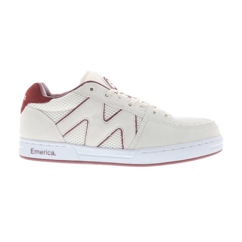 Emerica OG-1 6101000152169 Mens Beige Suede Skate Inspired Sneakers Shoes