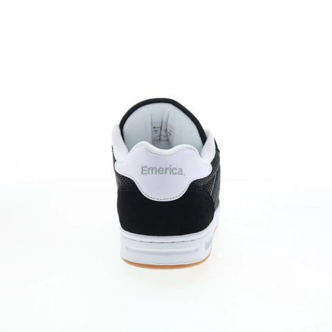 Emerica OG-1 6101000152898 Mens Black Suede Skate Inspired Sneakers Shoes