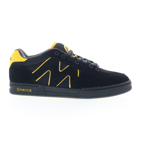 Emerica OG-1 6101000152974 Mens Black Suede Skate Inspired Sneakers Shoes