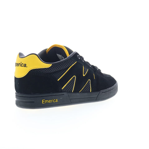 Emerica OG-1 6101000152974 Mens Black Suede Skate Inspired Sneakers Shoes