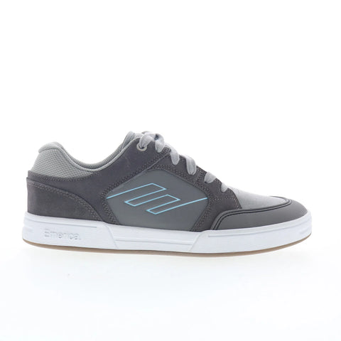 Emerica Heritic 6101000155076 Mens Gray Skate Inspired Sneakers Shoes