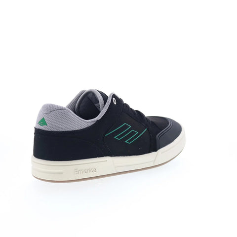Emerica Heritic 6101000155975 Mens Black  Skate Inspired Sneakers Shoes