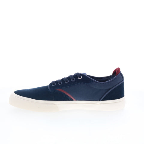 Emerica Dickson 6102000130425 Mens Blue Suede Skate Inspired Sneakers Shoes