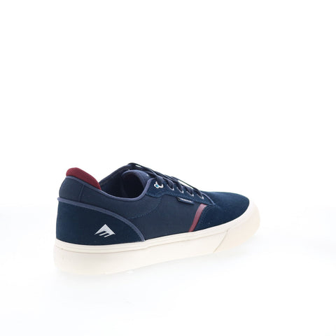 Emerica Dickson 6102000130425 Mens Blue Suede Skate Inspired Sneakers Shoes