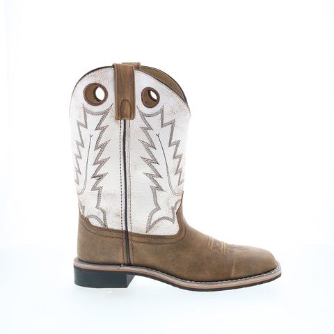 Smoky Mountain Boots Drifter Square Toe Womens Brown Leather Western Boots