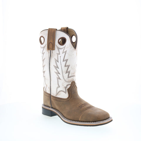 Smoky Mountain Boots Drifter Square Toe Womens Brown Leather Western Boots