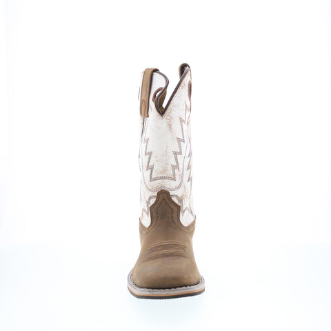 Smoky Mountain Boots Drifter Square Toe Womens Brown Leather Western Boots