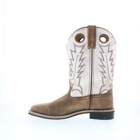 Smoky Mountain Boots Drifter Square Toe Womens Brown Leather Western Boots