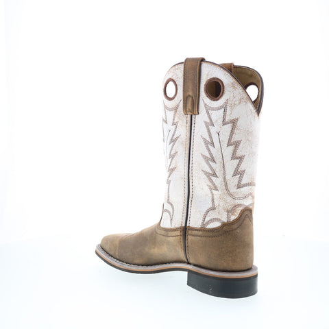 Smoky Mountain Boots Drifter Square Toe Womens Brown Leather Western Boots